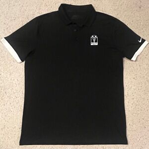 Nike Golf Dri-fit polo with Blackwolf Run logo. NWOT. Mens size Large.